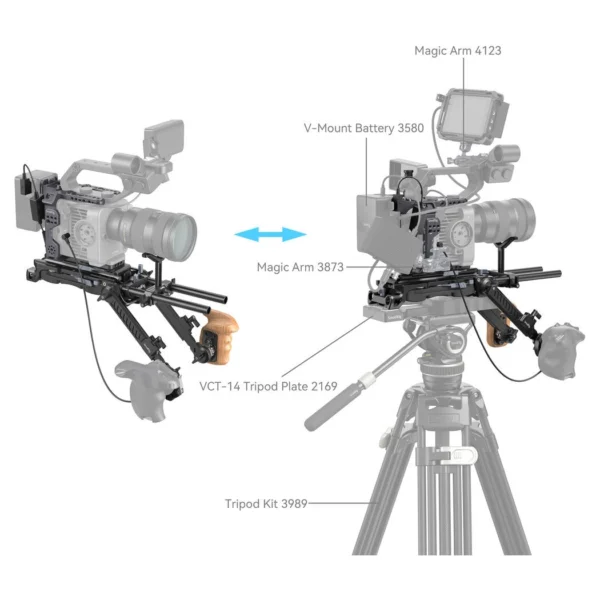 SmallRig 4125B Shoulder Rig Kit For Sony FX6 - Afbeelding 4