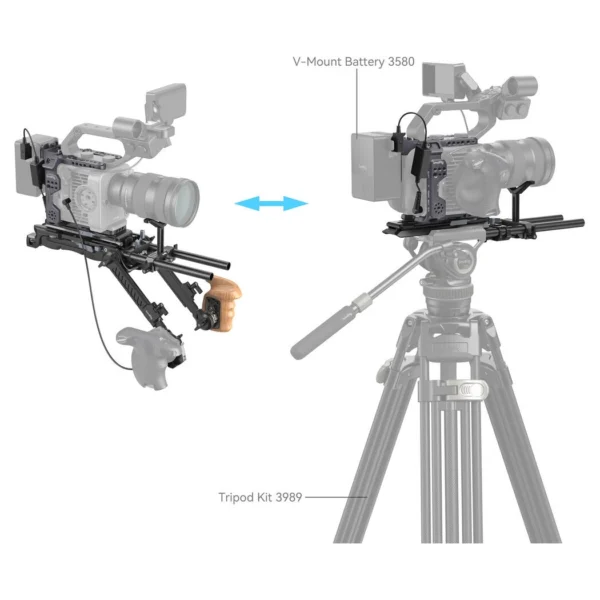 SmallRig 4125B Shoulder Rig Kit For Sony FX6 - Afbeelding 5