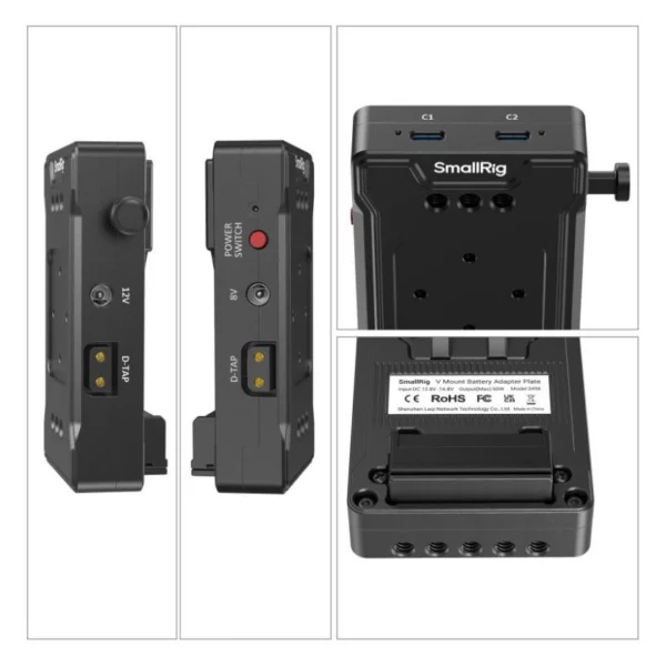 SmallRig 3498B V Mount Battery Adapter Plate (Basic Versi... - Afbeelding 3