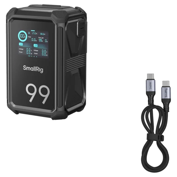 SmallRig 4984 X-Touch Smart Triple-Proof V-Mount Battery X99 - Afbeelding 3