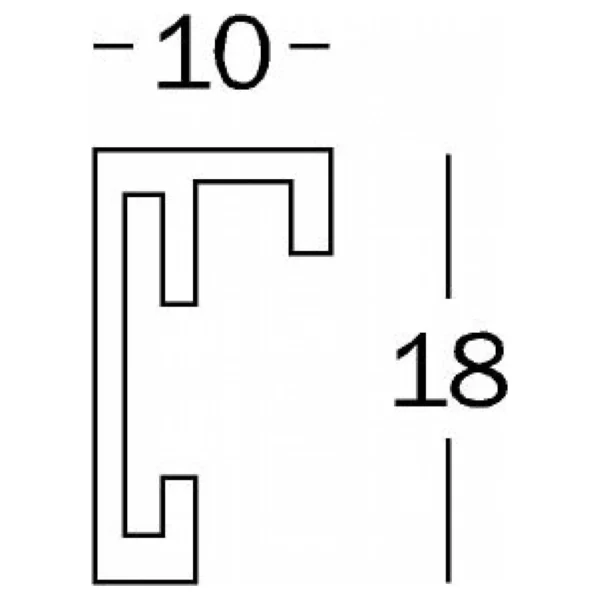 Walther Chair Alluminium  30x45 Staal - Afbeelding 4
