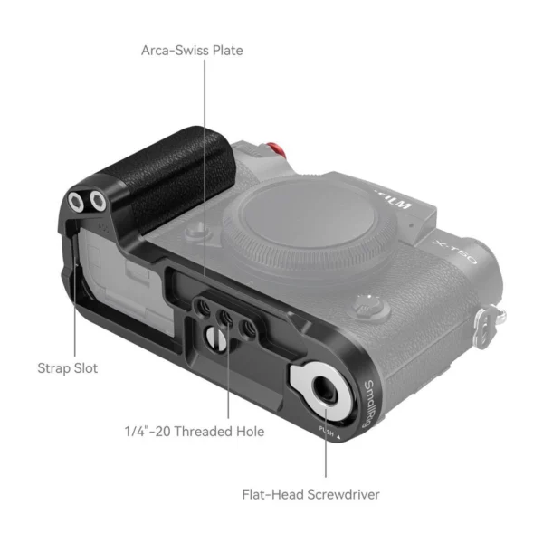 SmallRig 4783B L-Shape Mount Plate Silicone X-T50 - Afbeelding 5