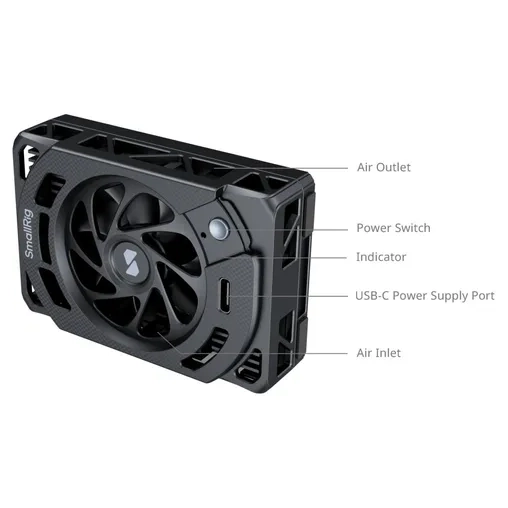 SmallRig 5152 Cooling Fan For Sony Selected Cameras - Afbeelding 3