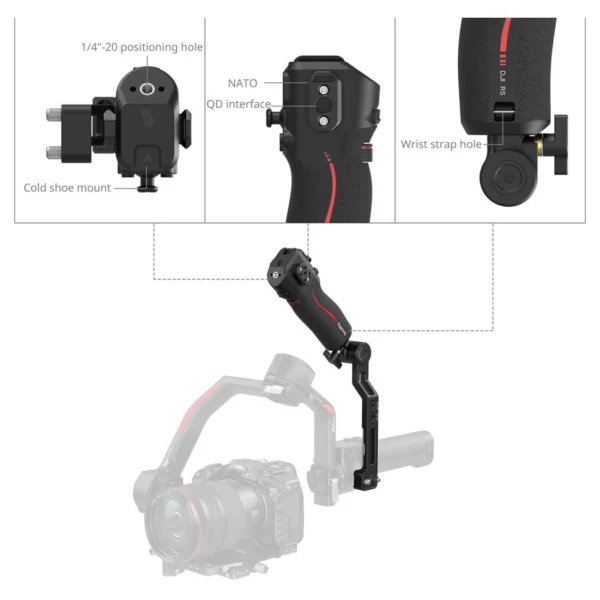 SmallRig 4326 Focus Control Sling Handle For DJI RS Series - Afbeelding 3