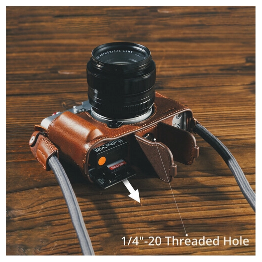 SmallRig 5449 Camera Leather Case Kit For Fujifilm X-E5 (... - Afbeelding 4