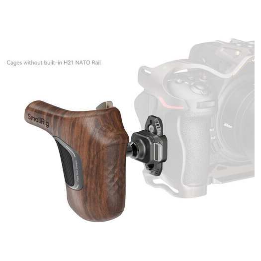 SmallRig 5192 Imagegrip Series Wooden Handle w/ Nato Clam... - Afbeelding 2
