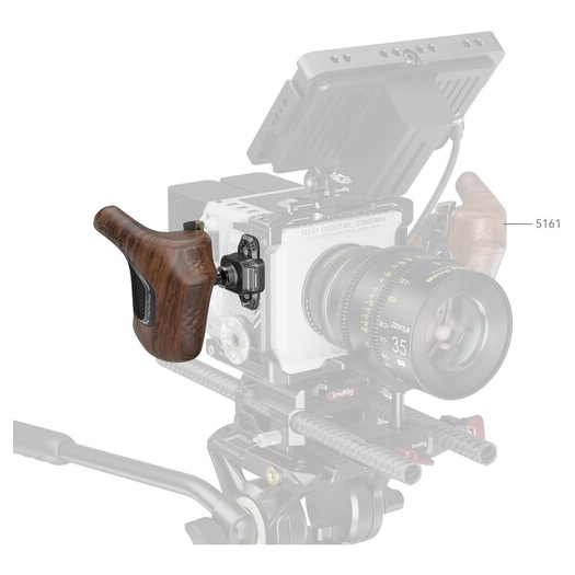 SmallRig 5192 Imagegrip Series Wooden Handle w/ Nato Clam... - Afbeelding 5