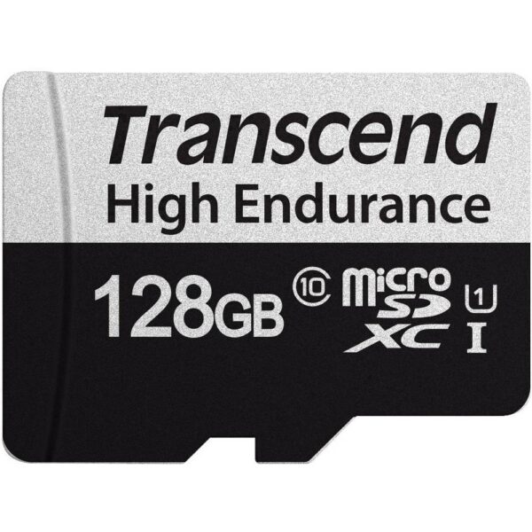 Transcend microSDXC 350V 128GB Class 10 UHS-I U1 - Afbeelding 2