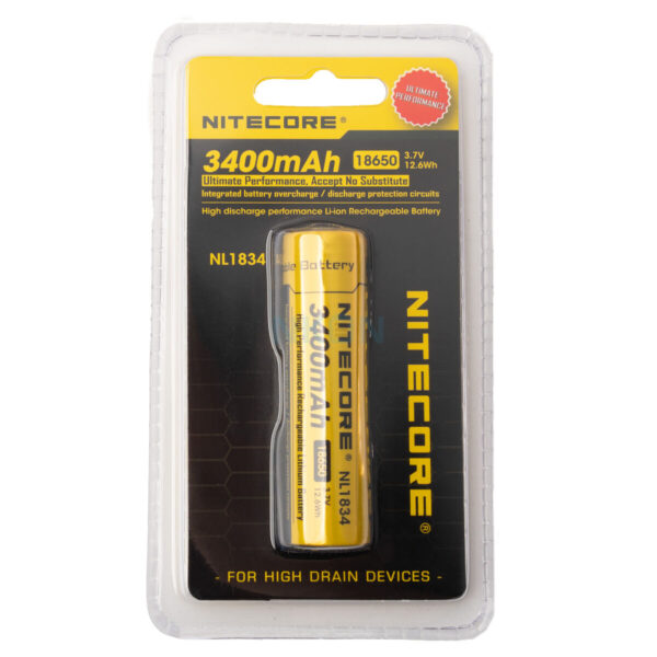 Nitecore 18650 NL1834 (3400mAh) - Afbeelding 2