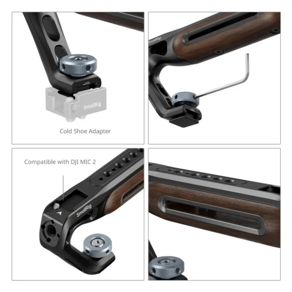 SmallRig 5251 Wooden Top Handle