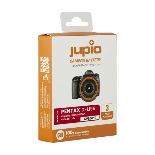 Jupio D-LI96 For Pentax 890mAh - Afbeelding 2