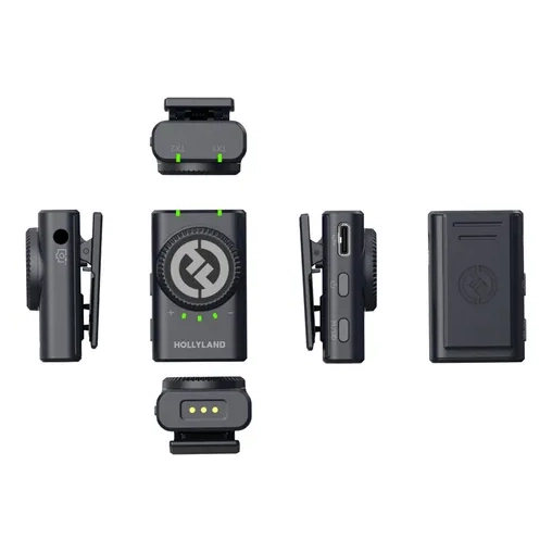 HOLLYLAND Lark M2 Combo (Duo / Shine Charcoal) - Afbeelding 4