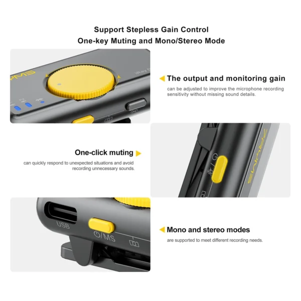 7Ryms Iray DW10(B) (1TX+1RX) Black - Afbeelding 4