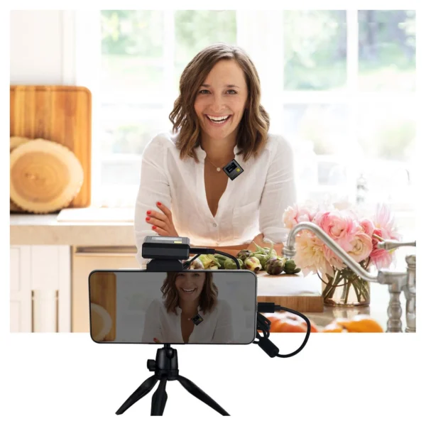 7Ryms Iray DW20 Pro 2.4G DUAL-Channel Wireless Microphone - Afbeelding 6