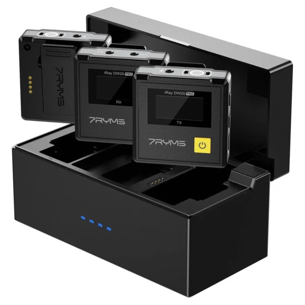 7Ryms Iray DW20 Pro 2.4G DUAL-Channel Wireless Microphone - Afbeelding 2