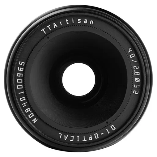 TTArtisan 40mm f/2.8 MFT (Pana/Olympus) | FourThirds Black - Afbeelding 4
