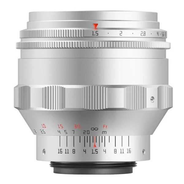 TTArtisan 75mm f/1.5 M42 Silver - Afbeelding 6