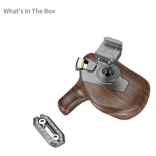 SmallRig 5161 Imagegrip Series Wooden Handle w/ Nato Clam... - Afbeelding 3