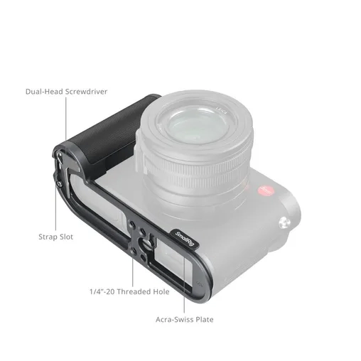 SmallRig 4568 L Shape Mount Plate w/ Handle For Leica Q3 - Afbeelding 3