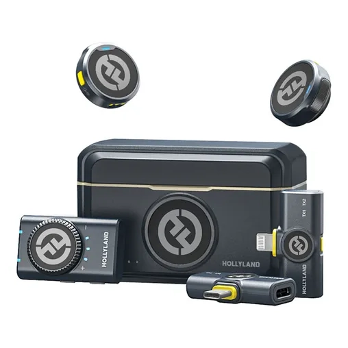 HOLLYLAND Lark M2 Combo (Duo / Shine Charcoal) - Afbeelding 2