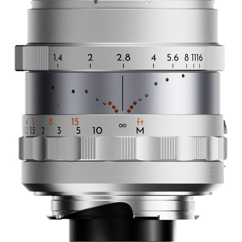 Thypoch 28mm f/1.4 FullFrame For Leica M-Mount Silver - Afbeelding 2