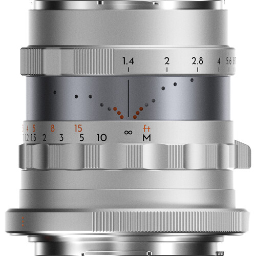 Thypoch 28mm f/1.4 FullFrame For Canon RF-Mount Silver - Afbeelding 2