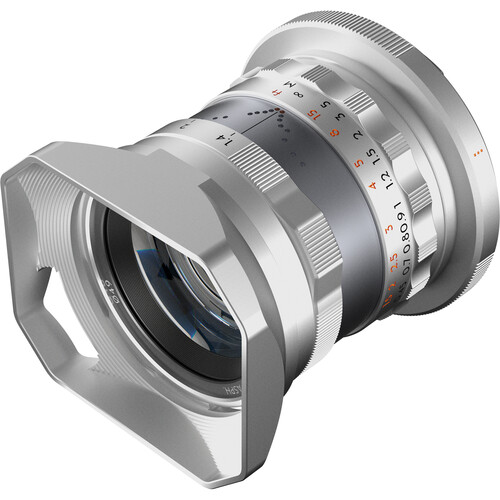 Thypoch 35mm f/1.4 FullFrame For Canon RF-Mount Silver - Afbeelding 3
