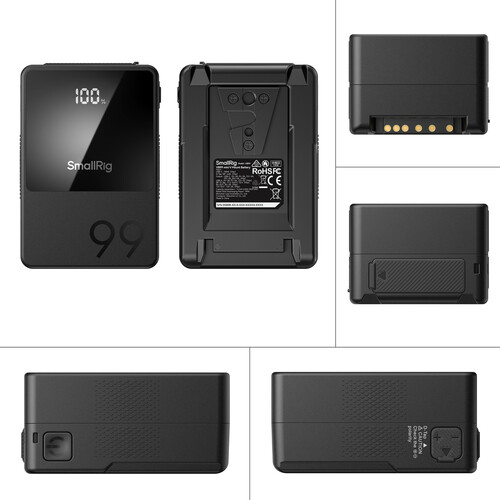 SmallRig 5048 VB99 Mini V Mount Battery Kit (3580B+4064B) - Afbeelding 3
