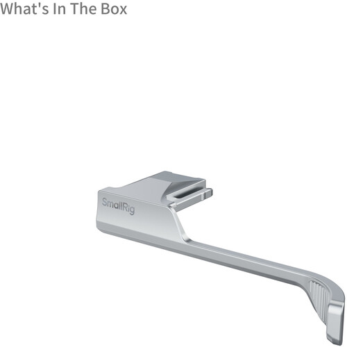 JJC Ta Xhalf Silver Thumb Up Grip For Fuji X Half - Afbeelding 2