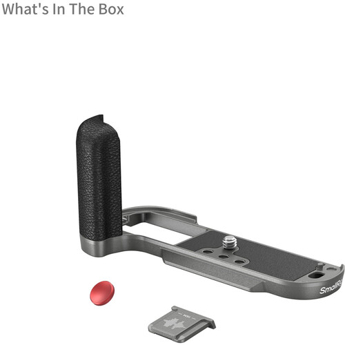 SmallRig 4712B L-Shape Grip For Fujifilm X-T50 (Silicone/Charcoal Silver) - Afbeelding 3