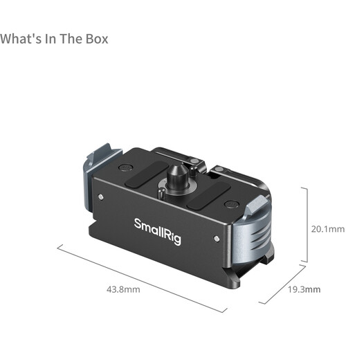 SmallRig 5437 Quick Release Adapter Mount For GoPro HERO ... - Afbeelding 3