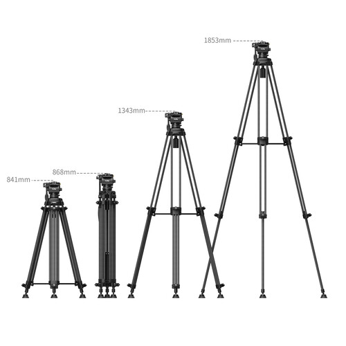 SmallRig 5441 AD14 Heavy-Duty Carbon Fiber Tripod - Afbeelding 4