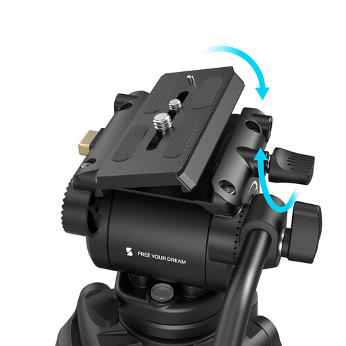 SmallRig 5441 AD14 Heavy-Duty Carbon Fiber Tripod - Afbeelding 2