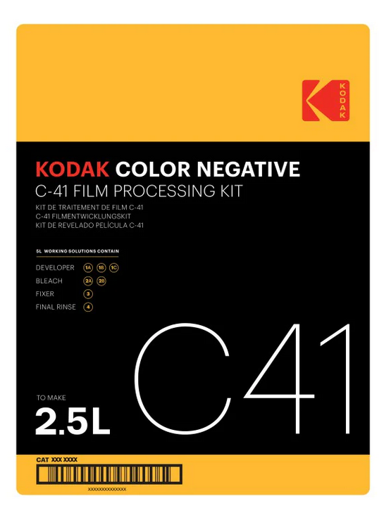 Kodak Colour Negative C-41 Film Processing Kit 2.5l