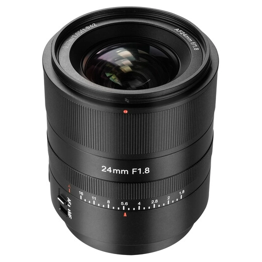 7Artisans AF24mm f/1.8 Sony E Mount DE-Clicked Black - Afbeelding 4