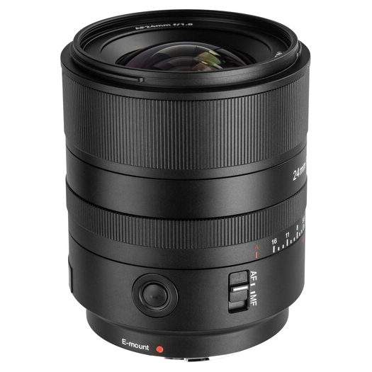 7Artisans AF24mm f/1.8 Sony E Mount DE-Clicked Black - Afbeelding 5