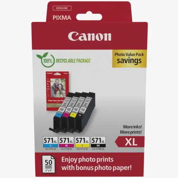 Canon CLI-571XL BK/C/M/Y Photo Value
