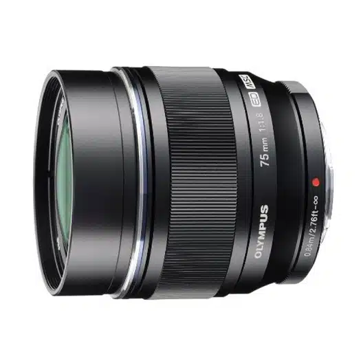 OM SYSTEM M.Zuiko Digital ED 75mm F1:8 / ET-M7518 Black