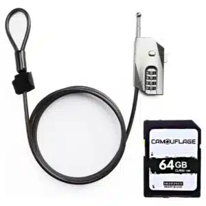 Trailcamera Lock ~SD card combination set Camouflage