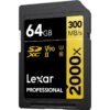 Lexar SDXC Professional UHS-II 2000x 64GB
