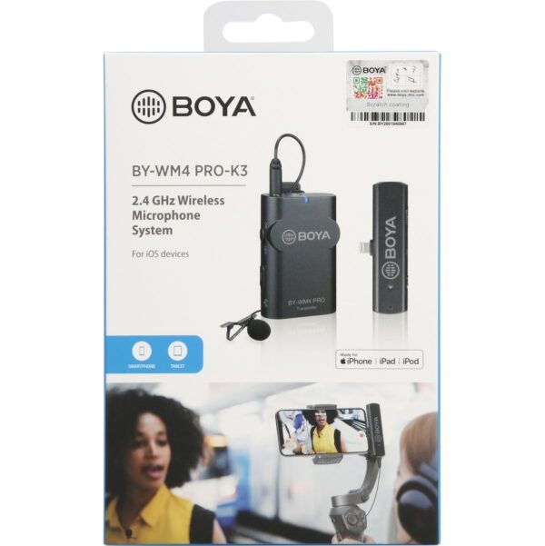 Boya BY-WM4 PRO-K3 wireless set for iPhone