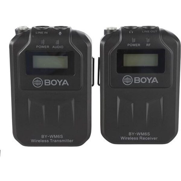 Boya UHF Duo Lavalier Microfoon Draadloos BY-WM6S