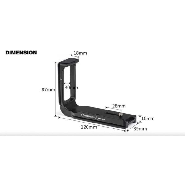 Sunwayfoto L-Plate for Nikon D850 (PNLD850)