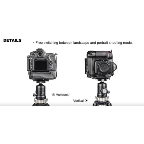 Sunwayfoto L-Plate for Nikon D850 incl. grip (PNLD850G)