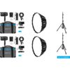 Nanlite Forza 60 II LED Dual Kit (w/ Light Stand And Soft...