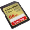 SanDisk Extreme Plus 64GB SDHC Memory Card 80MB