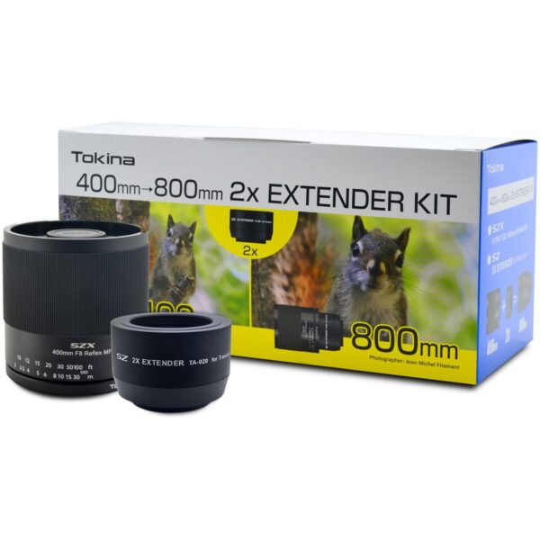 Tokina SZX Super Tele 400mm f/8.0 Reflex MF Nikon Z + 2X Extender