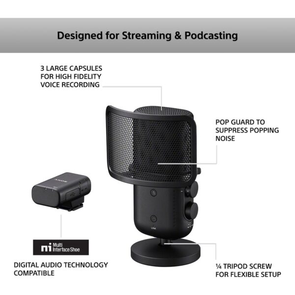 Sony ECM-S1 Wireless Streaming Microphone