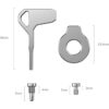 SmallRig 4385 Stainless Steel Screw Set w/ Screwdrivers