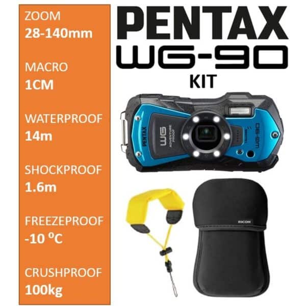 Pentax WG90 Blue Kit